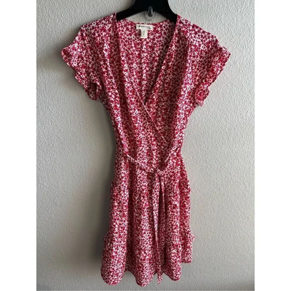 ❤️Monteau Floral Wrap Dress NWOT